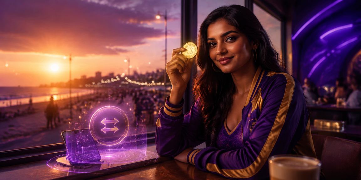Neon-lit cricket betting scene in Chennai